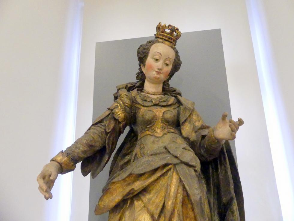 Martin Zürn (1614–1663), Weibliche Heilige, Linz, Oberösterreichisches Landesmuseum, Barocke Glaubenswelt, um 1645, Bild 2/3