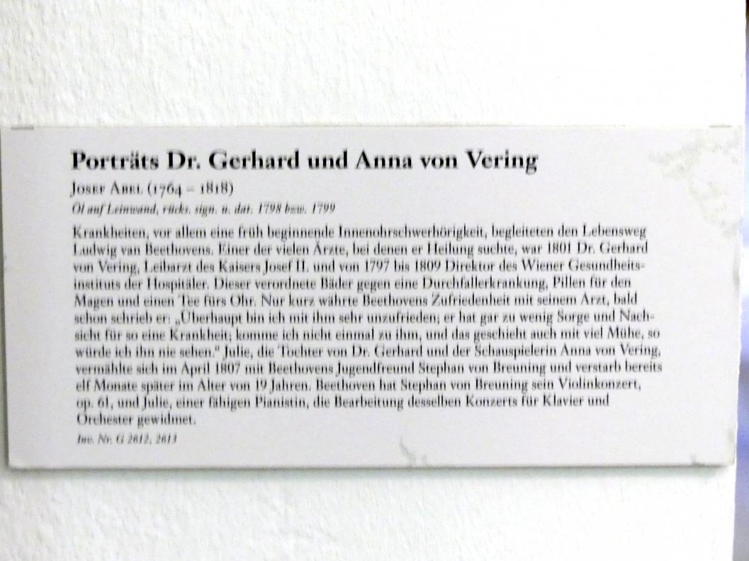 Josef Abel (1798–1811), Portrait Dr. Gerhard von Vering, Linz, Oberösterreichisches Landesmuseum, Beethoven-Raum, 1798, Bild 2/2
