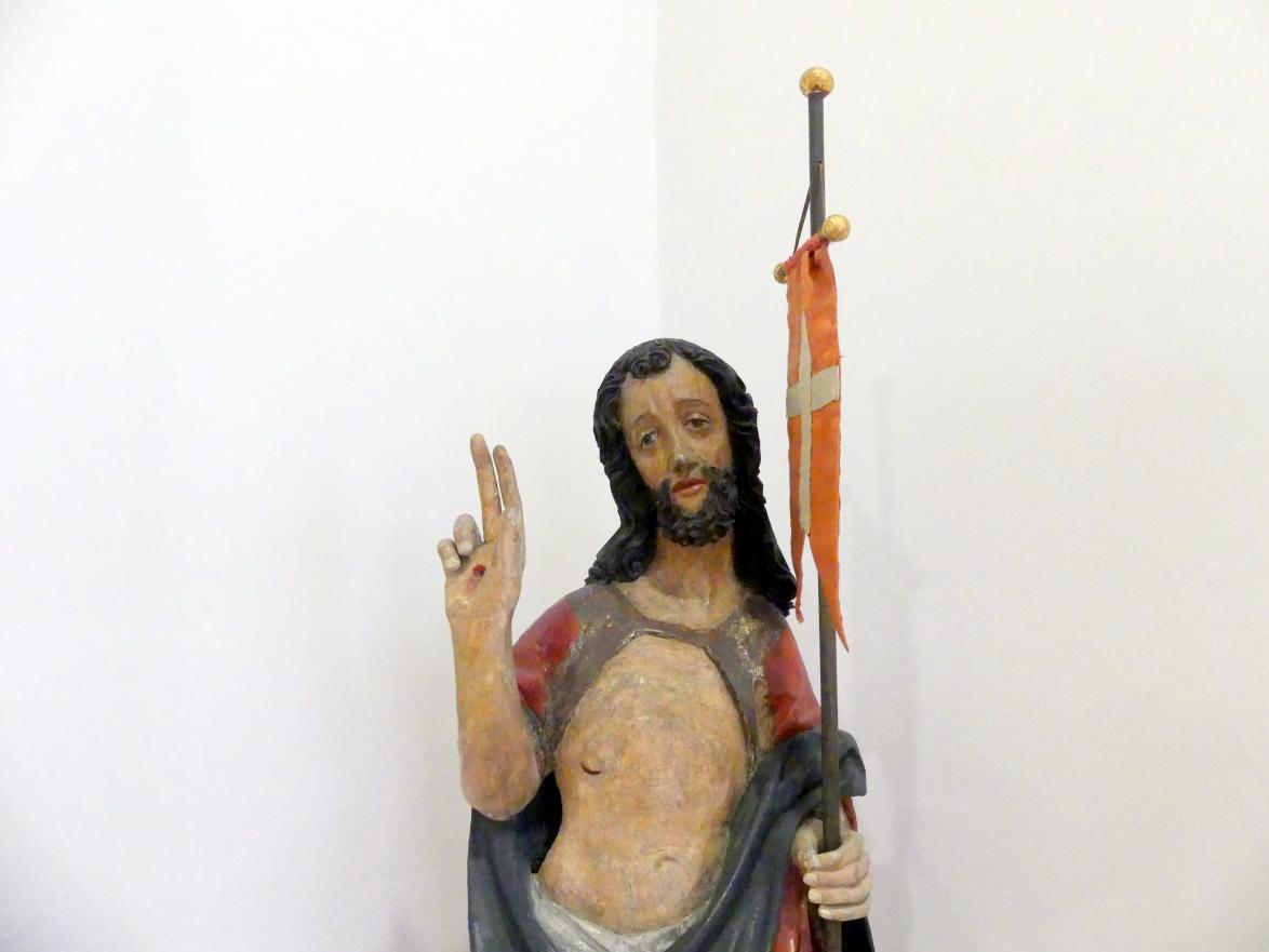 Auferstandener Christus, Linz, Oberösterreichisches Landesmuseum, Sammlung Edgar von Spiegl, um 1470, Bild 2/3
