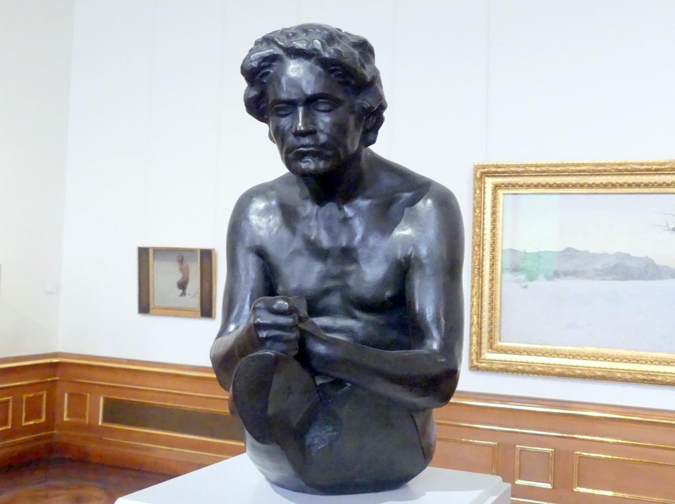Max Klinger (1878–1915), Beethoven, Wien, Museum Oberes Belvedere, Saal 1, 1907, Bild 2/7