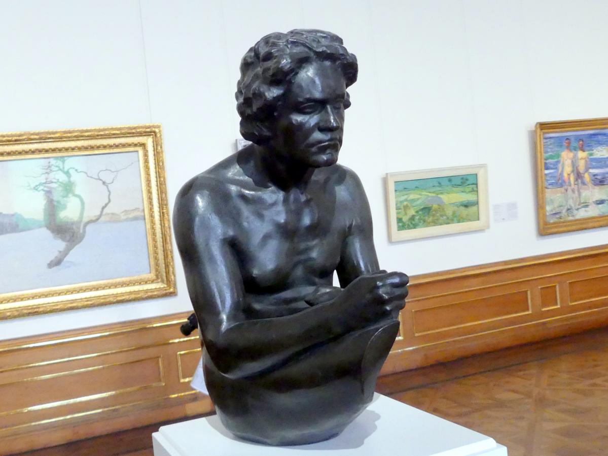 Max Klinger (1878–1915), Beethoven, Wien, Museum Oberes Belvedere, Saal 1, 1907, Bild 3/7