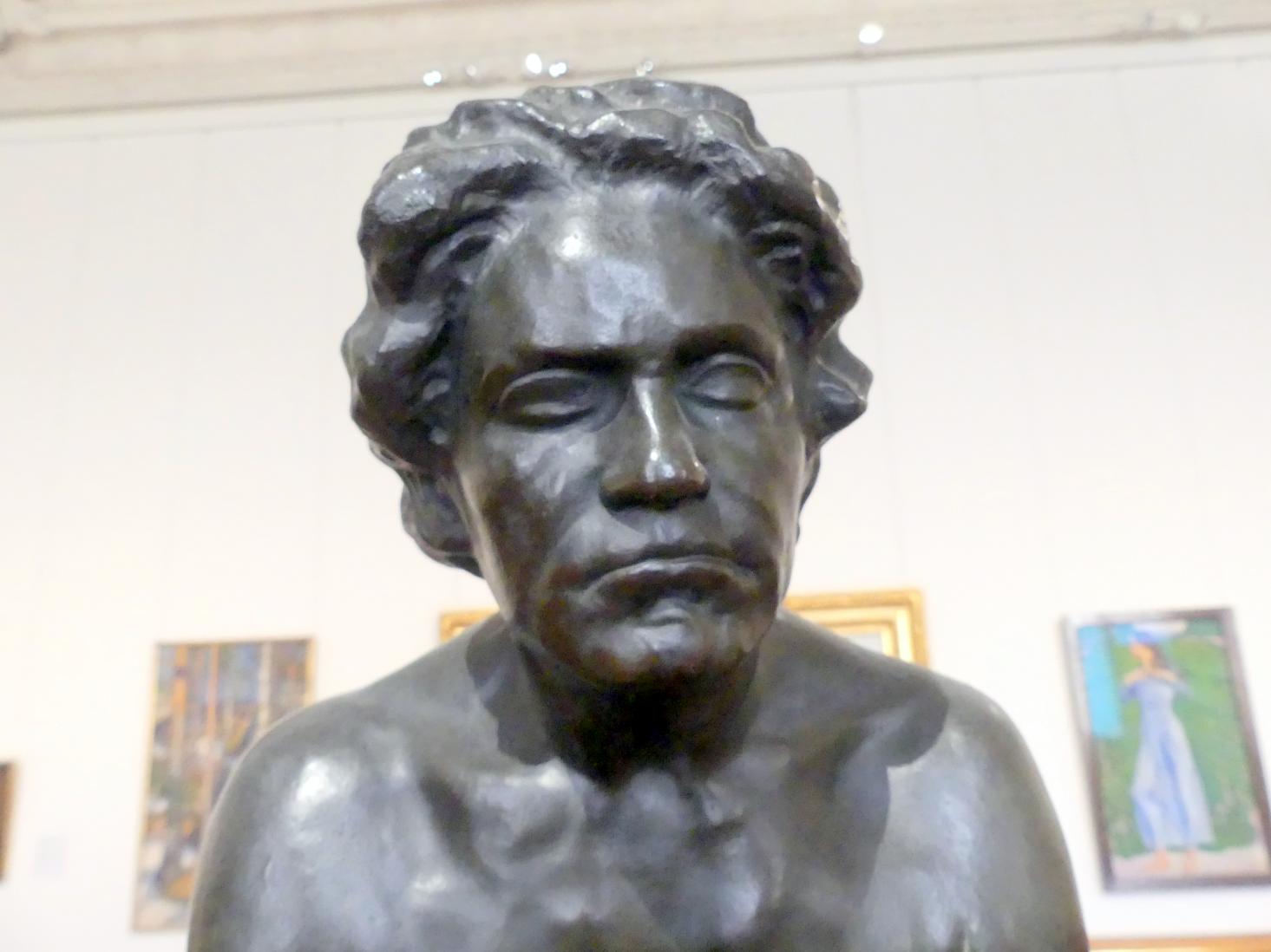 Max Klinger (1878–1915), Beethoven, Wien, Museum Oberes Belvedere, Saal 1, 1907, Bild 6/7