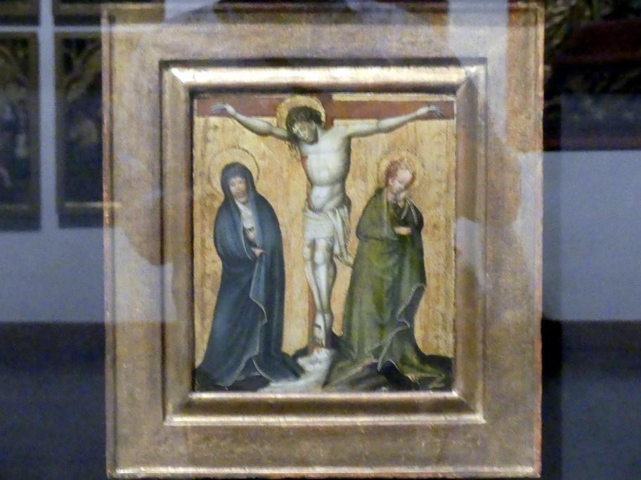 Dreifigurige Kreuzigung, Wien, Museum Oberes Belvedere, Saal 6, um 1430