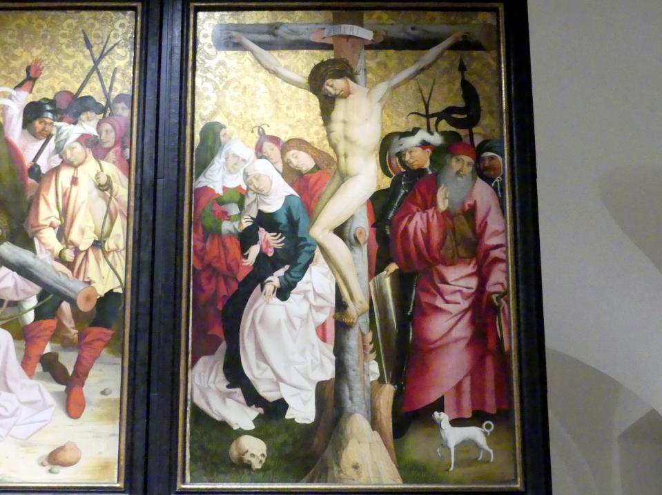 Rueland Frueauf der Ältere (1490–1501), Der Salzburger Altar, ehem. Innenseite (Passionsszenen), Salzburg, Stift Sankt Peter, jetzt Wien, Museum Oberes Belvedere, Saal 7, um 1490–1491, Bild 3/7