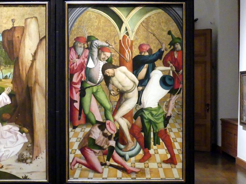 Rueland Frueauf der Ältere (1490–1501), Der Salzburger Altar, ehem. Innenseite (Passionsszenen), Salzburg, Stift Sankt Peter, jetzt Wien, Museum Oberes Belvedere, Saal 7, um 1490–1491, Bild 5/7