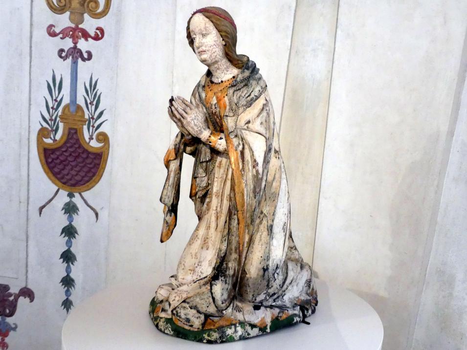 Kniende Maria, Wien, Museum Oberes Belvedere, Saal 8, um 1430–1440, Bild 2/5