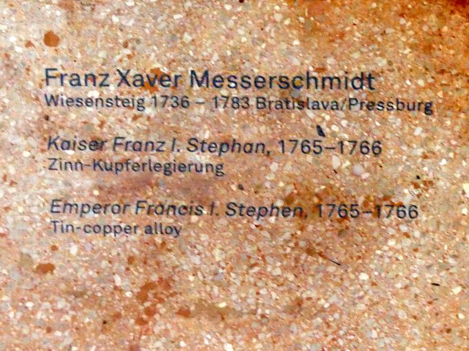 Franz Xaver Messerschmidt (1760–1778), Kaiser Franz I. Stephan, Wien, Museum Oberes Belvedere, Vestibül, 1765–1766, Bild 3/3