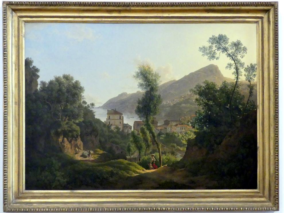 Josef Rebell (1813–1828), Ansicht der Stadt Vietri mit Blick auf den Meerbusen von Salerno, Wien, Museum Oberes Belvedere, Saal 12, 1819