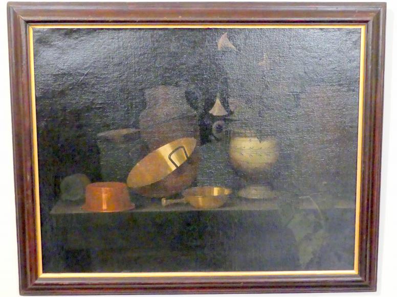 Joannes de Cordua (Undatiert), Stillleben mit Kupfergeschirr, Wien, Museum Oberes Belvedere, Saal 14, Undatiert