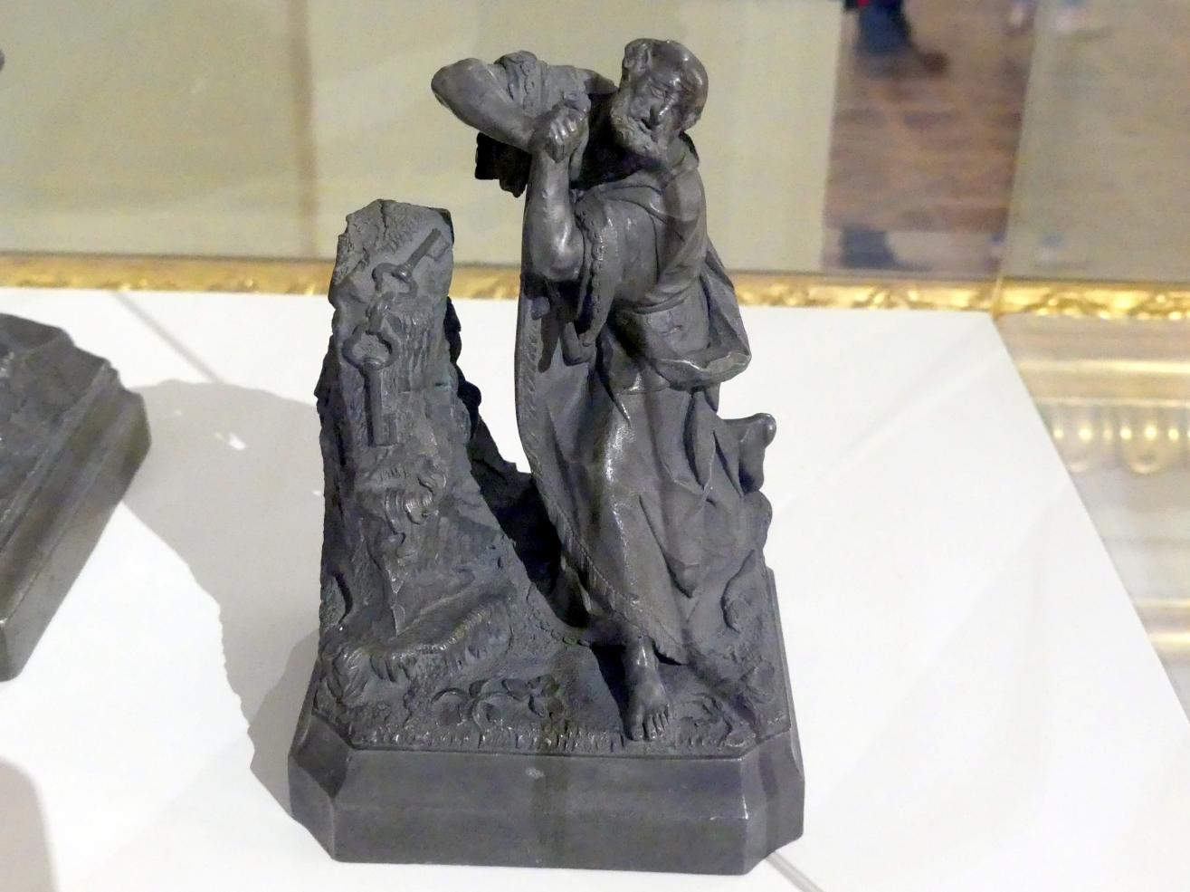 Johann Baptist Hagenauer (1756–1759), Beweinung Christi mit heiliger Maria Magdalena und heiligem Petrus, Wien, Museum Oberes Belvedere, Saal 16, 1759, Bild 2/6