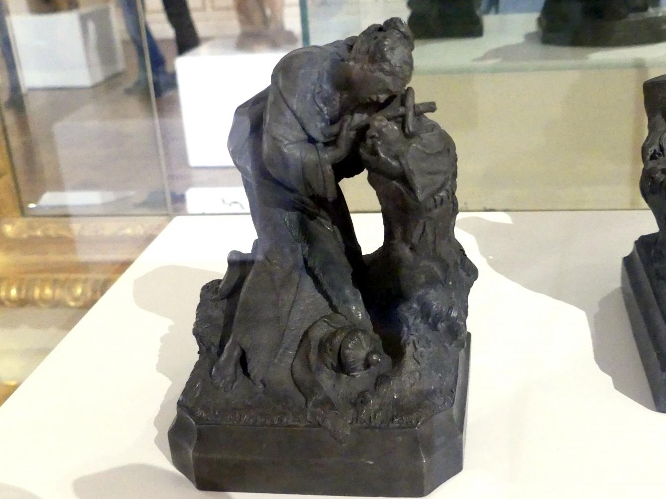 Johann Baptist Hagenauer (1756–1759), Beweinung Christi mit heiliger Maria Magdalena und heiligem Petrus, Wien, Museum Oberes Belvedere, Saal 16, 1759, Bild 4/6