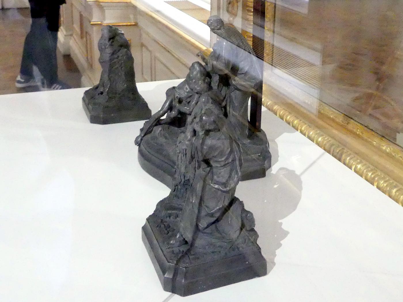 Johann Baptist Hagenauer (1756–1759), Beweinung Christi mit heiliger Maria Magdalena und heiligem Petrus, Wien, Museum Oberes Belvedere, Saal 16, 1759, Bild 5/6