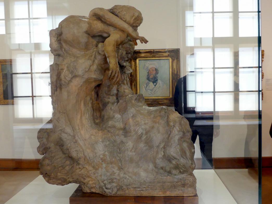Auguste Rodin (1863–1917), Entwurf für ein Denkmal für Victor Hugo, Wien, Museum Oberes Belvedere, Saal 18, 1890, Bild 4/5