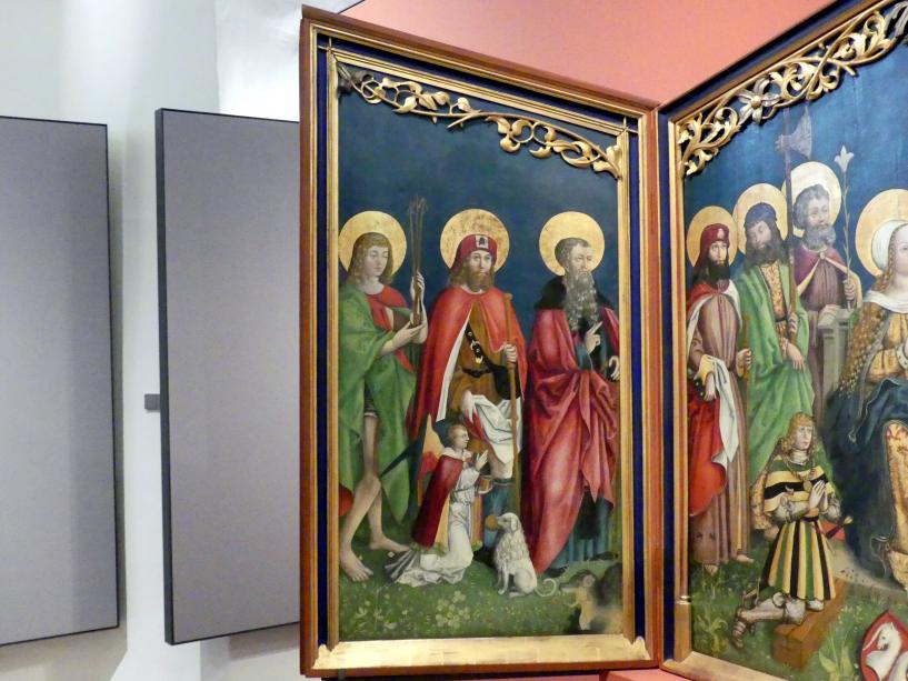 Meister mit dem Stieglitz (1509), Annenaltar: Mitteltafel, Schwäbisch Hall, Johanniterkirche, Alte Meister in der Sammlung Würth, 1509, Bild 4/5