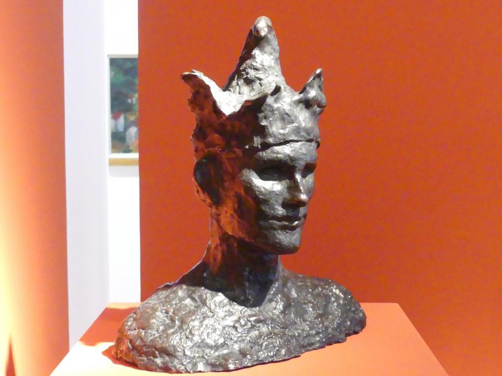 Pablo Picasso (1897–1972), Der Narr (Harlekin), Schwäbisch Hall, Kunsthalle Würth, Ausstellung "Das Musée d'Art moderne de la Ville de Paris zu Gast in der Kunsthalle Würth" vom 15.04.-15.09.2019, 1905, Bild 3/5