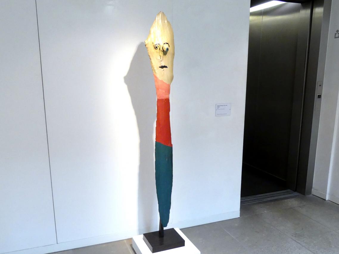 Gaston Chaissac (1961–1962), Totem, Schwäbisch Hall, Kunsthalle Würth, Ausstellung "Das Musée d'Art moderne de la Ville de Paris zu Gast in der Kunsthalle Würth" vom 15.04.-15.09.2019, 1962, Bild 3/4