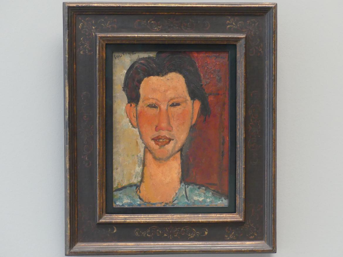 Amedeo Modigliani (1911–1918), Bildnis Chaim Soutine, Stuttgart, Staatsgalerie, Internationale Malerei und Skulptur 1, 1915