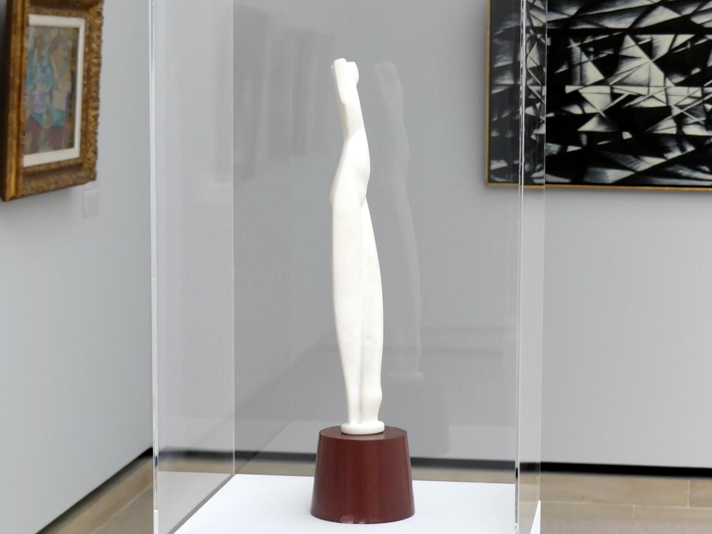 Alexander Archipenko (1914–1922), Flacher Torso, Stuttgart, Staatsgalerie, Internationale Malerei und Skulptur 3, 1914, Bild 2/4