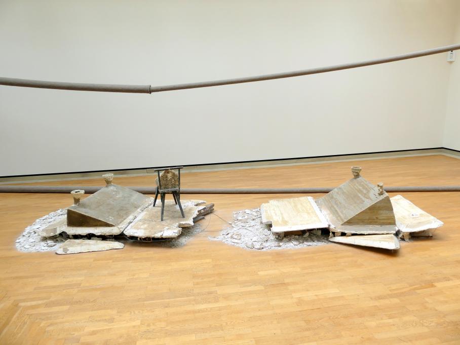 Joseph Beuys (1948–1985), Dernier espace avec introspecteur (Letzter Raum mit Introspekteur), Stuttgart, Staatsgalerie, Internationale Malerei und Skulptur 11, 1964, Bild 5/6