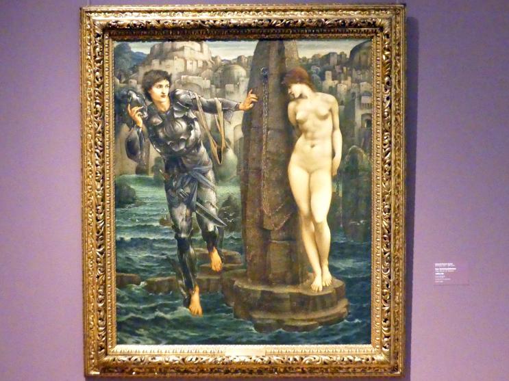 Edward Burne-Jones (1877–1892), Der Schicksalsfelsen, Stuttgart, Staatsgalerie, Europäische Malerei und Skulptur 1, 1884–1888