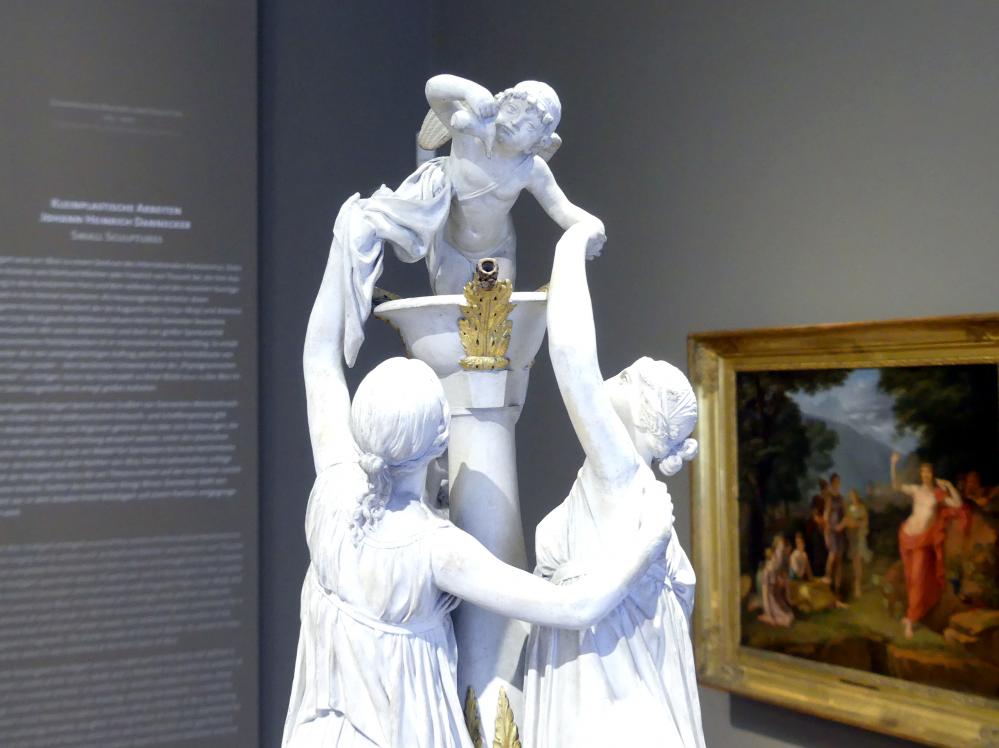 Johann Heinrich Dannecker (1787–1819), Die drei Grazien und Amor, Stuttgart, Staatsgalerie, Europäische Malerei und Skulptur 7, 1795, Bild 3/4