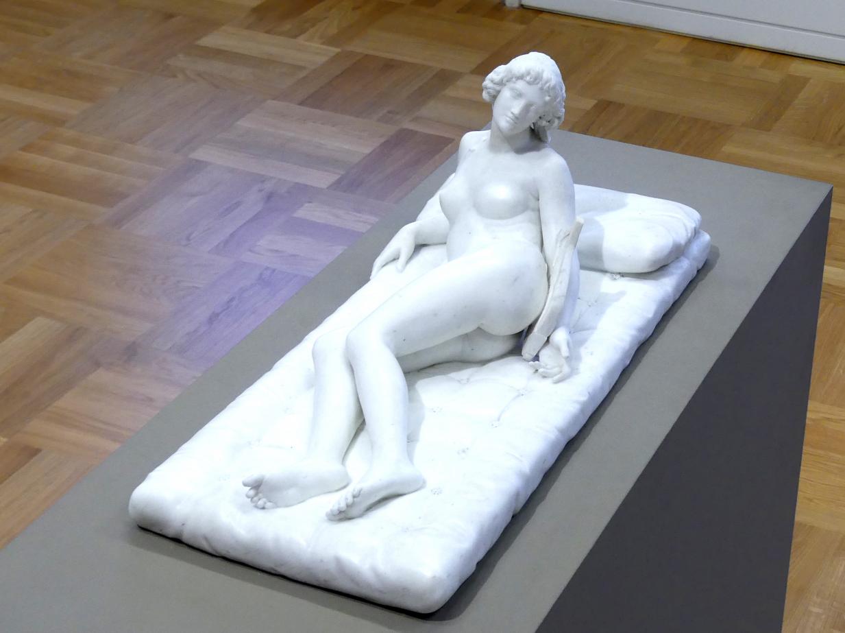 Johann Heinrich Dannecker (1787–1819), Liegende Sappho, Stuttgart, Staatsgalerie, Europäische Malerei und Skulptur 7, 1797–1802, Bild 2/5