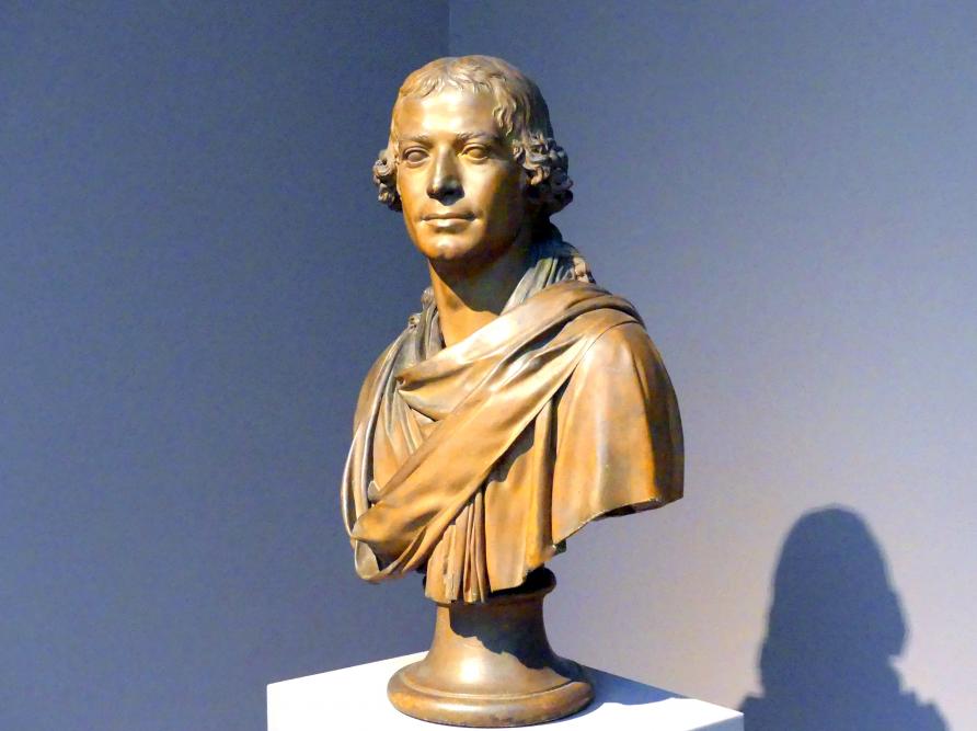 Johann Heinrich Dannecker (1787–1819), Selbstbildnis, Stuttgart, Staatsgalerie, Europäische Malerei und Skulptur 10, 1796, Bild 2/4