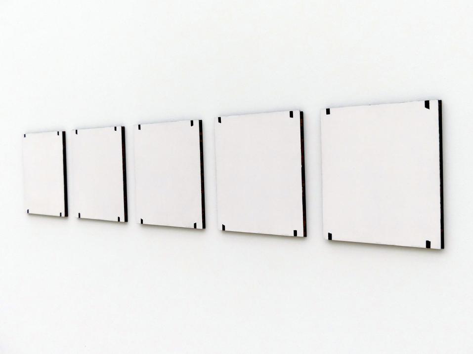 Robert Ryman (1961–1992), Untitled - Ohne Titel, Stuttgart, Staatsgalerie, Internationale Malerei, Skulptur und Gegenwartskunst 1, 1971, Bild 2/2