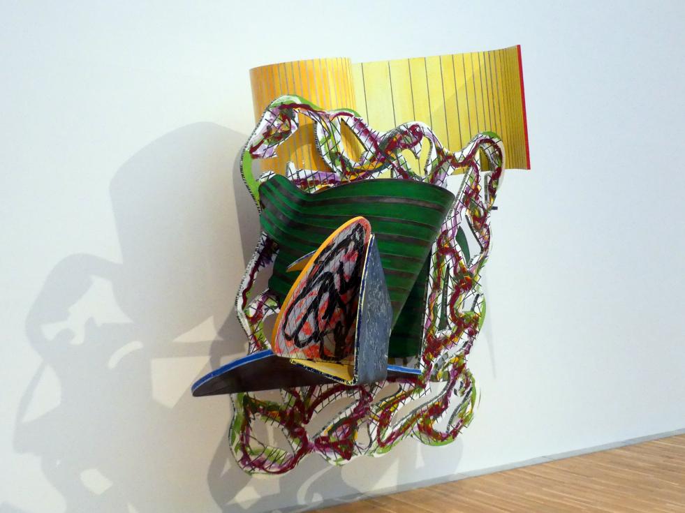 Frank Stella (1959–2001), The Forge - Das Schmiedefeuer, Stuttgart, Staatsgalerie, Internationale Malerei, Skulptur und Gegenwartskunst 2, 1987, Bild 2/4