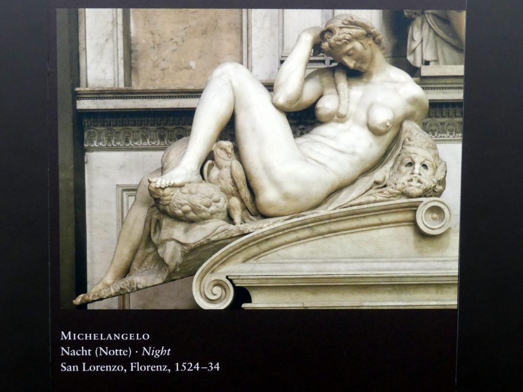 Giovanni da Bologna (Giambologna) (1556–1608), Nacht (Notte), Dresden, Gemäldegalerie Alte Meister, 1. OG: Skulpturen 15.-18. Jahrhundert, um 1555–1558, Bild 3/3