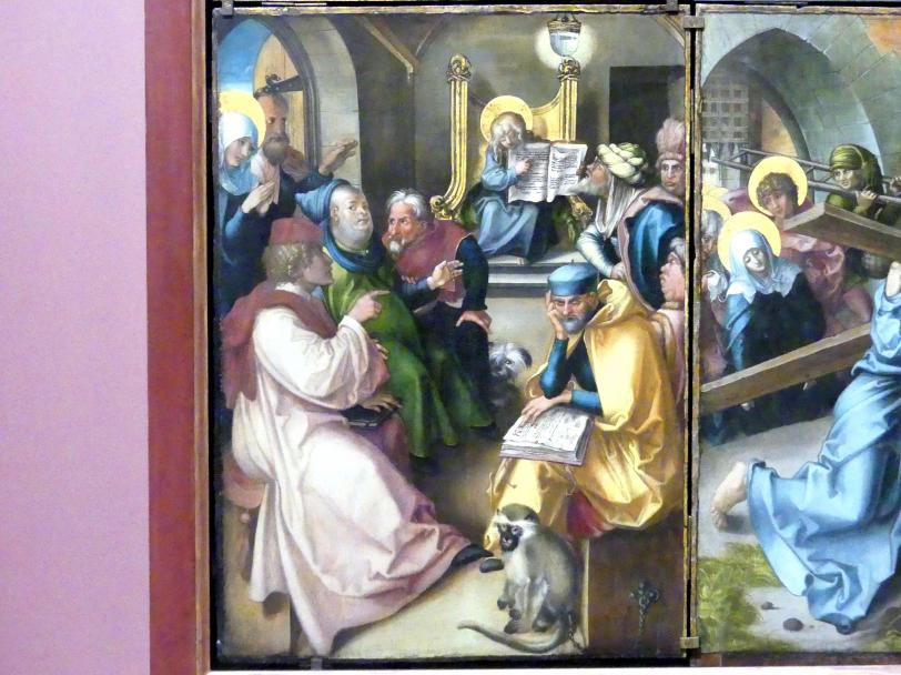 Albrecht Dürer (1490–1526), Die Sieben Schmerzen der Maria, Dresden, Gemäldegalerie Alte Meister, EG: Altäre und Andachtsbilder, 1495–1496, Bild 4/8