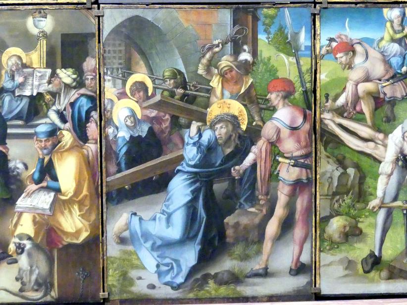 Albrecht Dürer (1490–1526), Die Sieben Schmerzen der Maria, Dresden, Gemäldegalerie Alte Meister, EG: Altäre und Andachtsbilder, 1495–1496, Bild 5/8