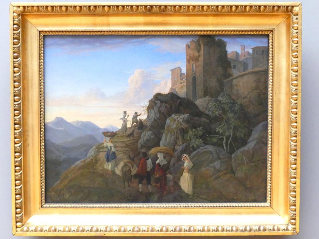 Ludwig Richter: Civitella (Der Abend), 1827 - 1828, Bild 1/2