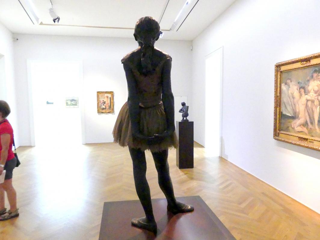 Edgar Degas (1855–1909), Vierzehnjährige Tänzerin, Dresden, Albertinum, Galerie Neue Meister, 2. Obergeschoss, Saal 10, um 1880, Bild 6/7