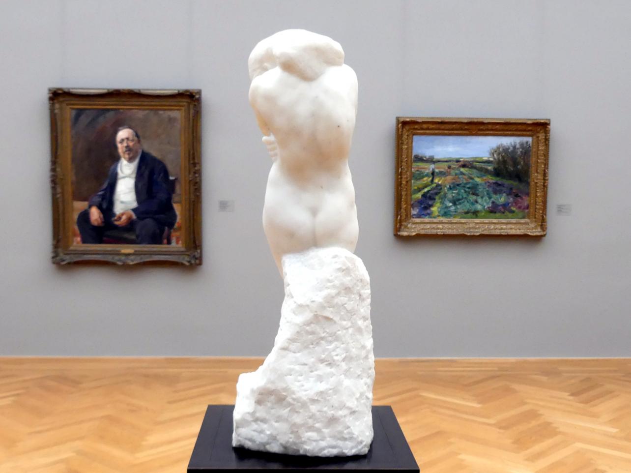 Auguste Rodin (1863–1917), Eva, Dresden, Albertinum, Galerie Neue Meister, 2. Obergeschoss, Saal 11, um 1881, Bild 5/9