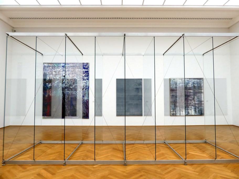 Gerhard Richter (1963–2020), 9 stehende Scheiben (879-3), Dresden, Albertinum, Galerie Neue Meister, 2. Obergeschoss, Saal 20, 2002–2010, Bild 3/3