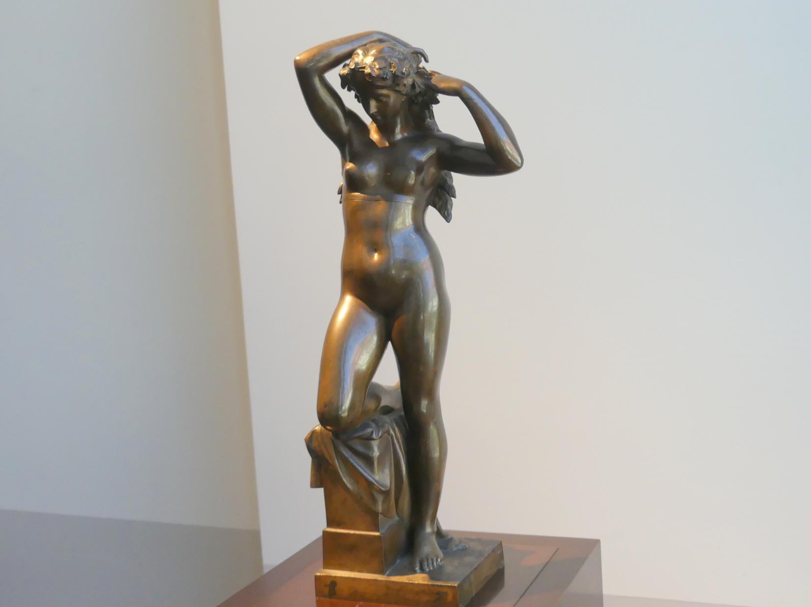 Ernst Julius Hähnel (1858–1886), Bacchantin, Dresden, Albertinum, Galerie Neue Meister, 1. Obergeschoss, Mosaiksaal, 1877, Bild 3/4