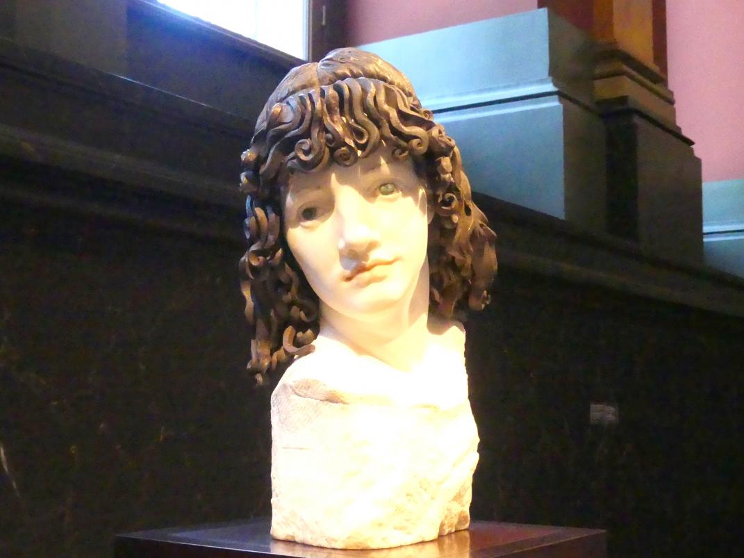 Richard König (1901), Büste einer Muse, Dresden, Albertinum, Galerie Neue Meister, 1. Obergeschoss, Klingersaal, 1901, Bild 2/3