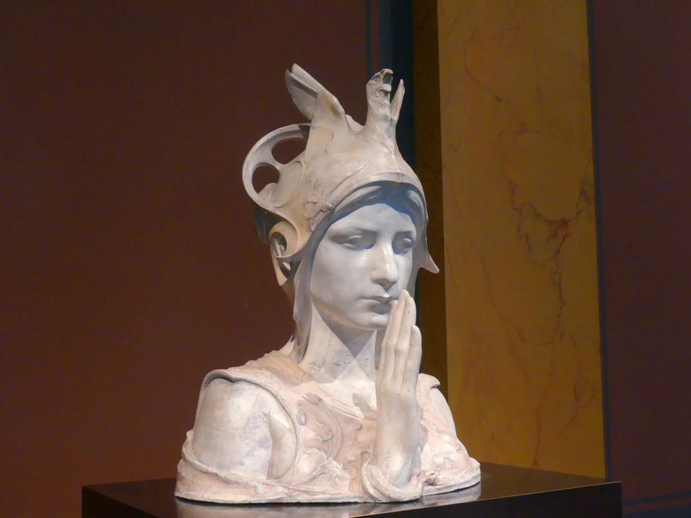 Charles van der Stappen (1897), Sphinx, Dresden, Albertinum, Galerie Neue Meister, 1. Obergeschoss, Klingersaal, 1897, Bild 2/4