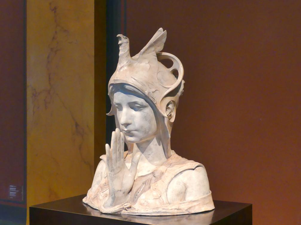 Charles van der Stappen (1897), Sphinx, Dresden, Albertinum, Galerie Neue Meister, 1. Obergeschoss, Klingersaal, 1897, Bild 3/4