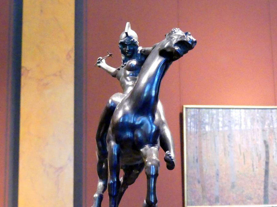 Franz von Stuck (1890–1923), Amazone, Dresden, Albertinum, Galerie Neue Meister, 1. Obergeschoss, Klingersaal, 1897–1898, Bild 4/5