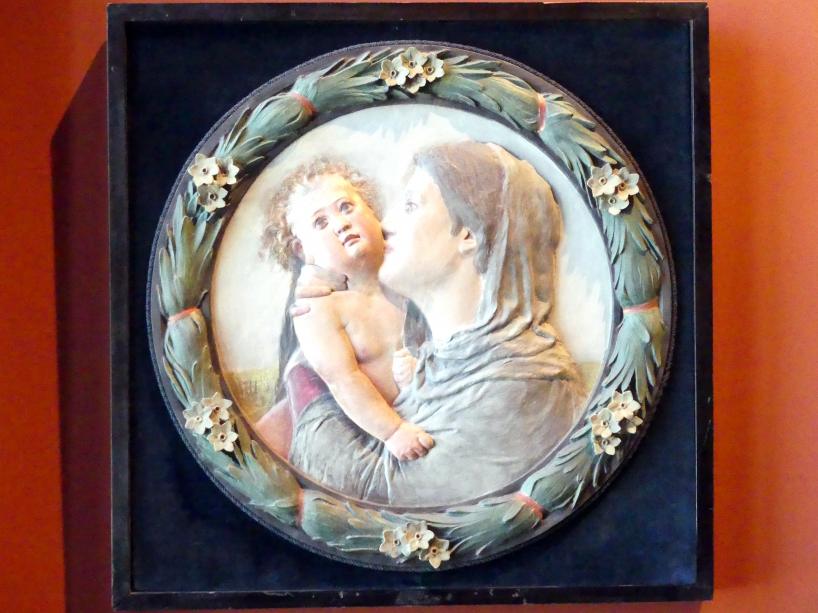 Arnold Böcklin (1851–1896), Mutter mit Kind, jetzt Dresden, Albertinum, Galerie Neue Meister, 1. Obergeschoss, Klingersaal, 1888