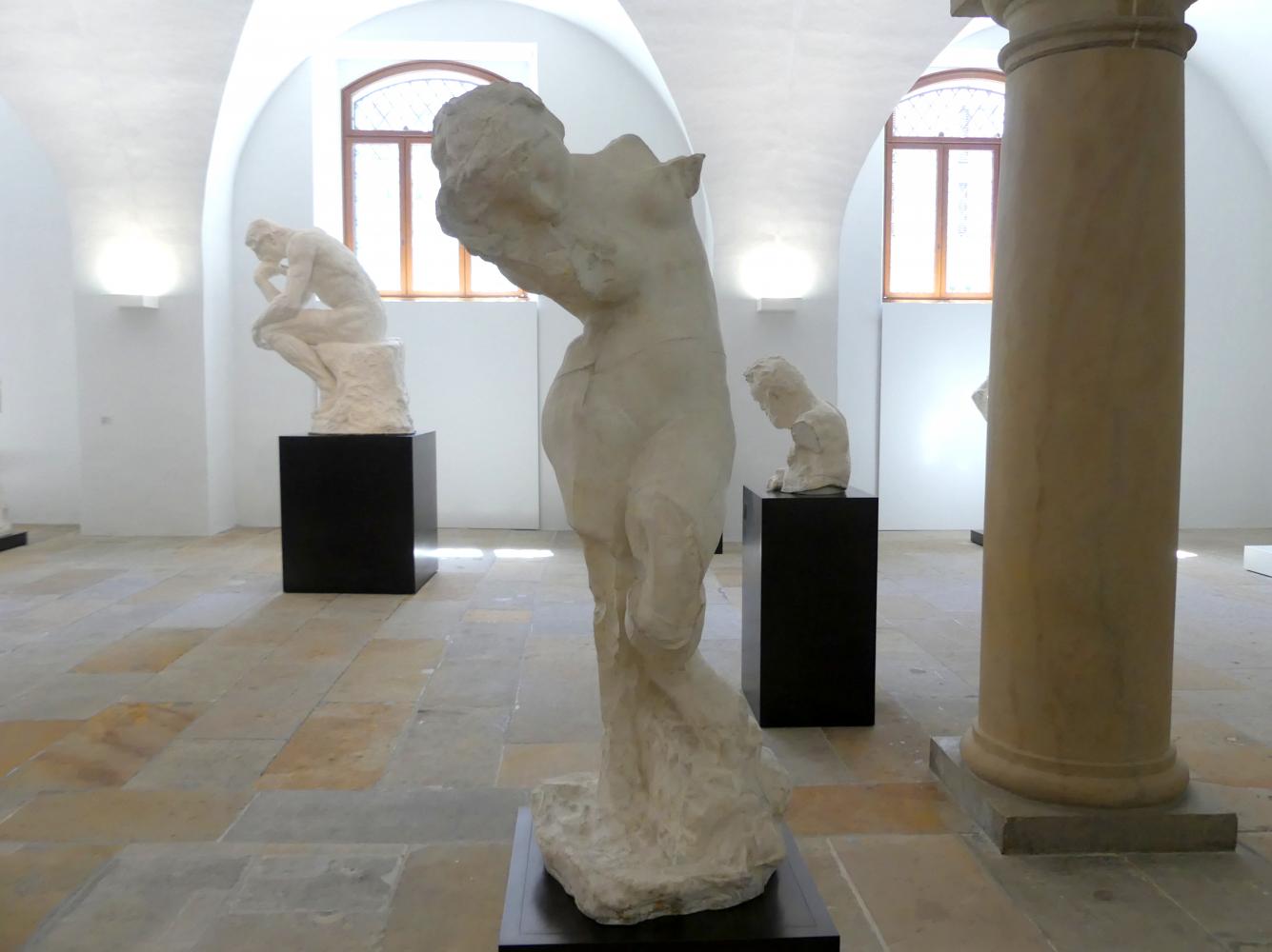 Auguste Rodin (1863–1917), Die Innere Stimme (Meditation), Dresden, Albertinum, Galerie Neue Meister, Erdgeschoss, Skulpturenhalle, 1886, Bild 2/4