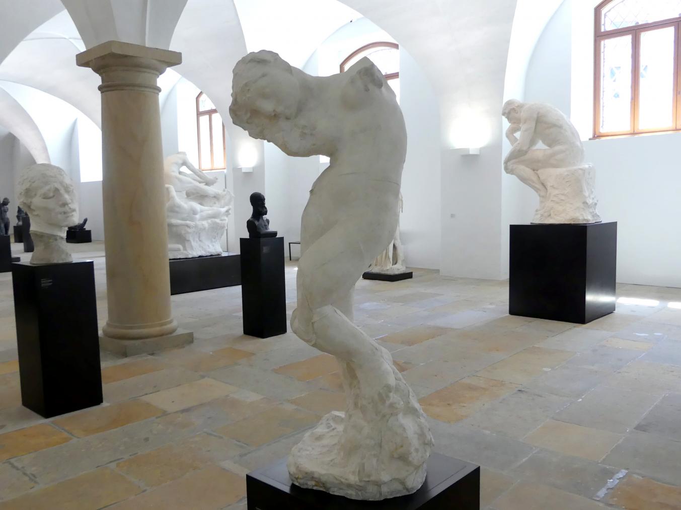 Auguste Rodin (1863–1917), Die Innere Stimme (Meditation), Dresden, Albertinum, Galerie Neue Meister, Erdgeschoss, Skulpturenhalle, 1886, Bild 3/4