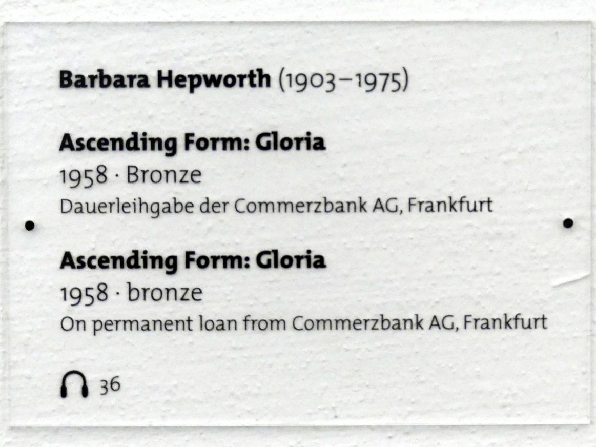 Barbara Hepworth: Ascending Form: Gloria, 1958, Bild 4/4