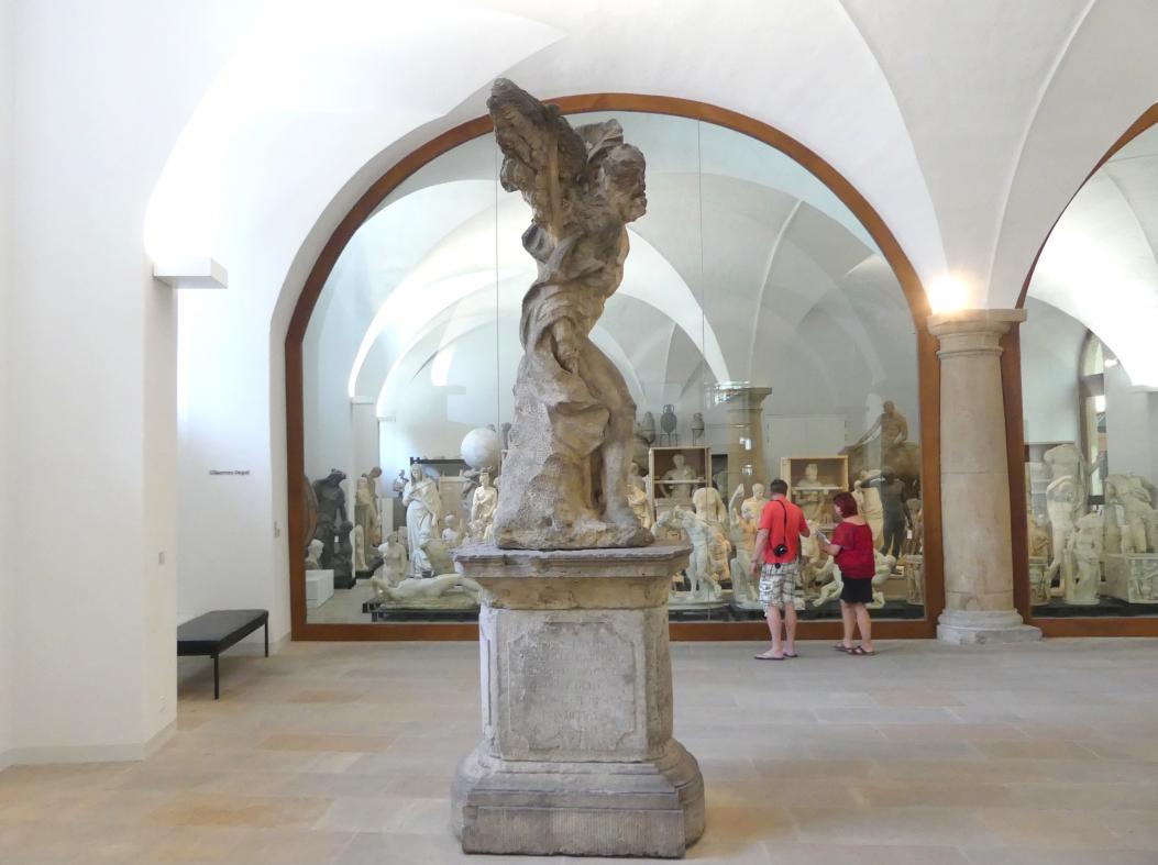 Balthasar Permoser (1676–1728), Chronos, Dresden, Albertinum, Galerie Neue Meister, Vestibül, um 1695, Bild 4/5