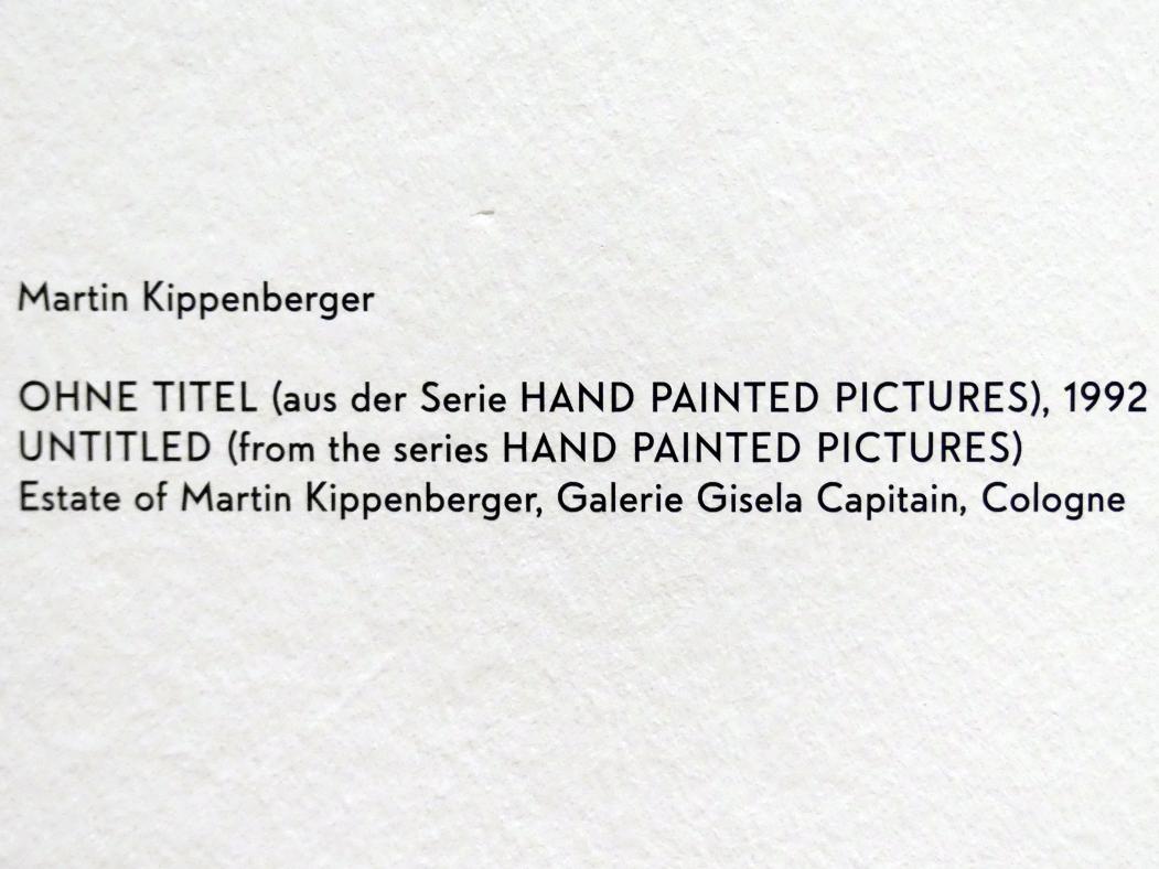 Martin Kippenberger (1984–1996), Ohne Titel, München, Lenbachhaus, Kunstbau, Ausstellung "BODY CHECK" vom 21.05.-15.09.2019, 1992, Bild 2/2