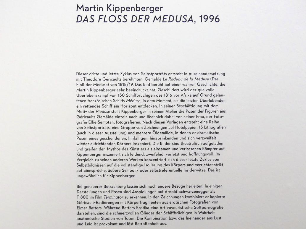 Martin Kippenberger (1984–1996), Ohne Titel, München, Lenbachhaus, Kunstbau, Ausstellung "BODY CHECK" vom 21.05.-15.09.2019, 1996, Bild 4/4