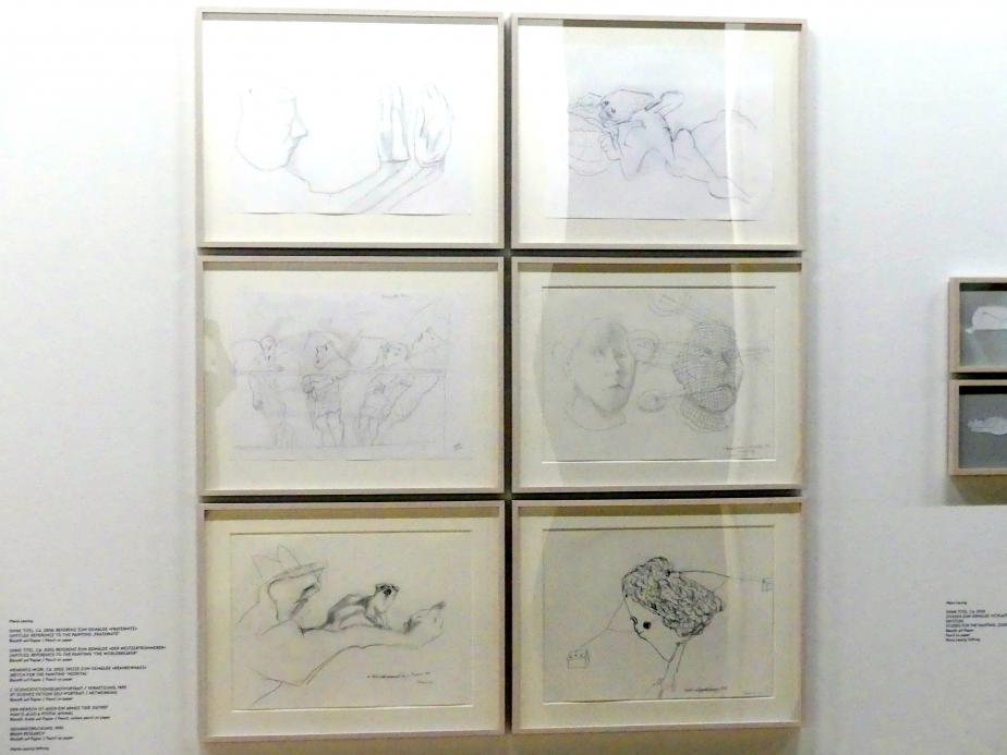 Maria Lassnig (1945–2011), Ohne Titel, München, Lenbachhaus, Kunstbau, Ausstellung "BODY CHECK" vom 21.05.-15.09.2019, um 2006, Bild 2/3