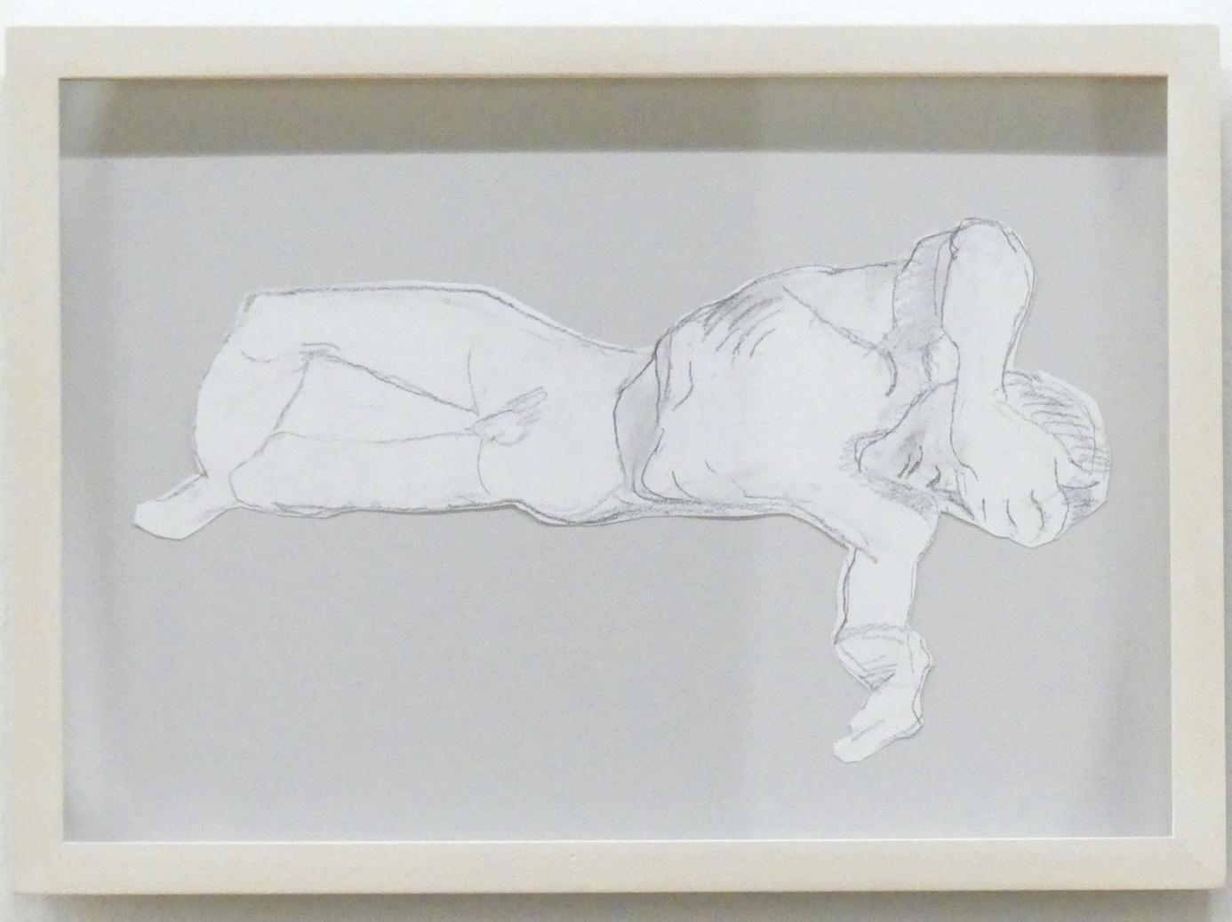Maria Lassnig (1945–2011), Ohne Titel, München, Lenbachhaus, Kunstbau, Ausstellung "BODY CHECK" vom 21.05.-15.09.2019, um 2006, Bild 2/12